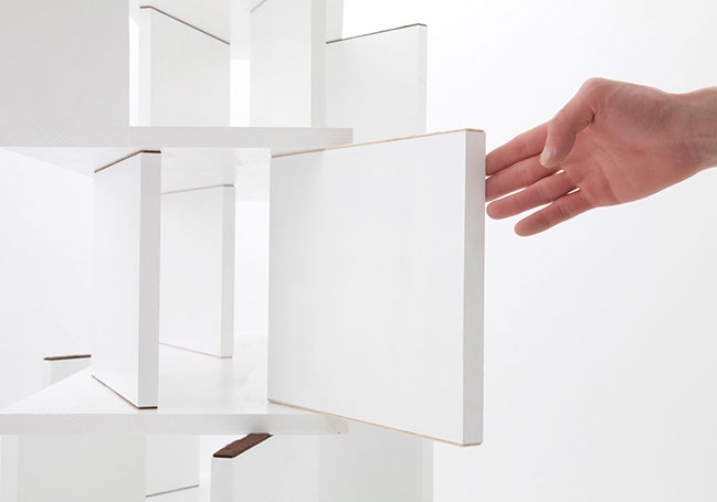 Keisuke Kawase, STANZA cabinet, design, Stockholm, Sweden, Konstfack, Milan Salone, Spazio Rossana Orlandi